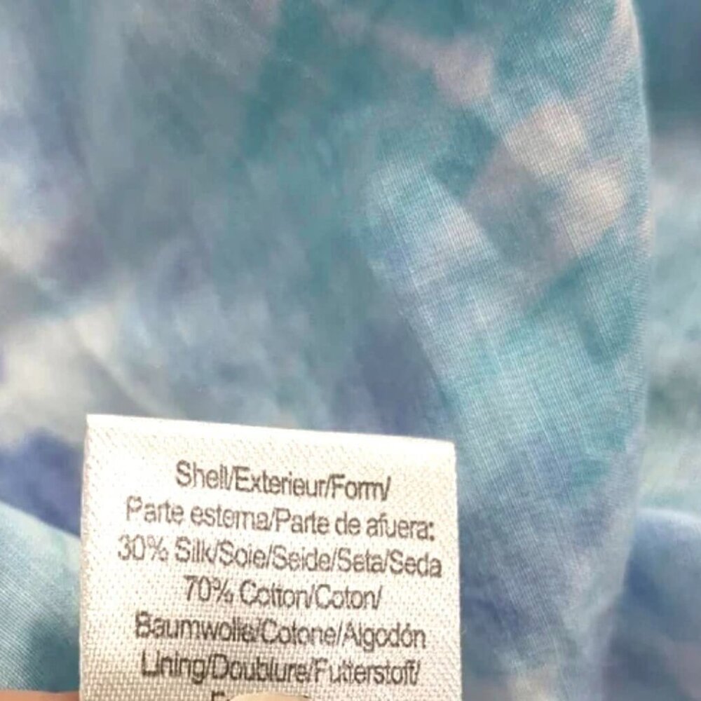 Hale Bob Sadie Voile Blue Colored Top Size S $268.00 - Picture 7 of 7